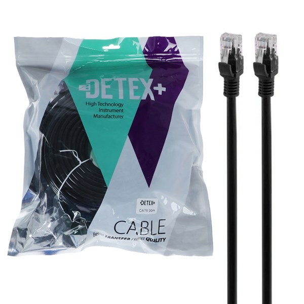 کابل شبکه 30 متری DETEX+ Cat6