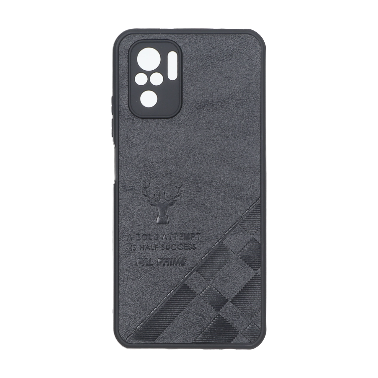 قاب طرح چرم گوزنی Pal Prime مدل Xiaomi Redmi Note 10 4G / Redmi Note 10S / Poco M5S - مشکی