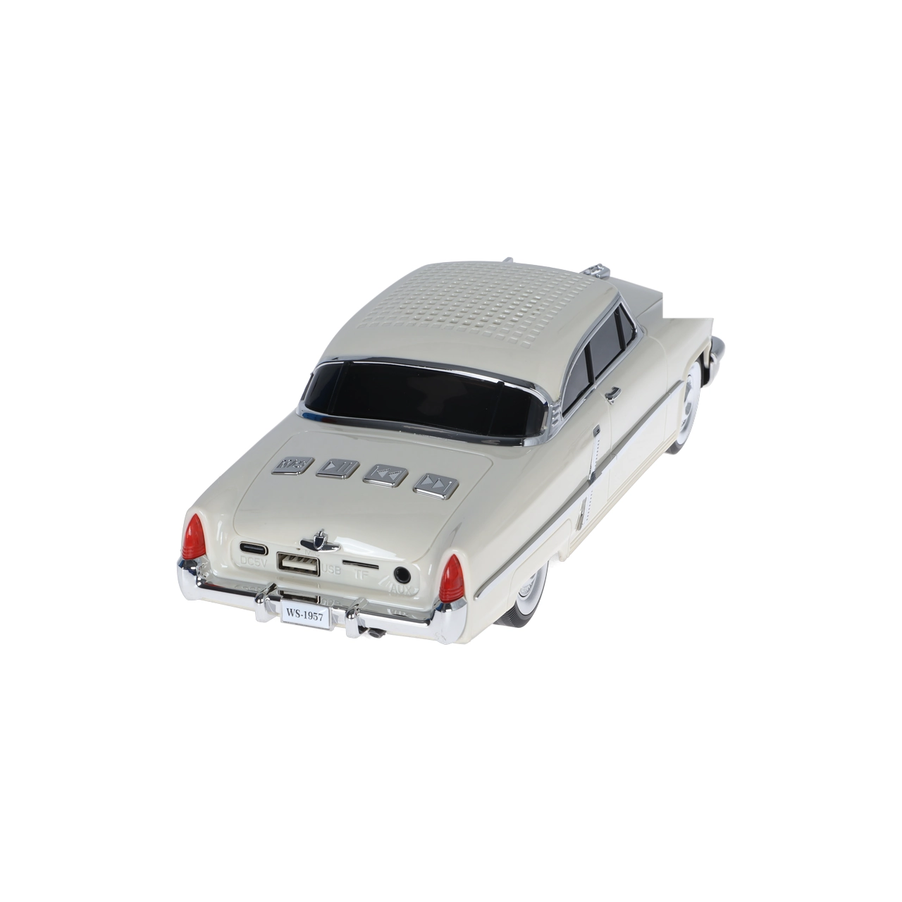 اسپیکر بی سیم طرح ماشین کلاسیک WSTER مدل WS-1957 - کرم - MMX