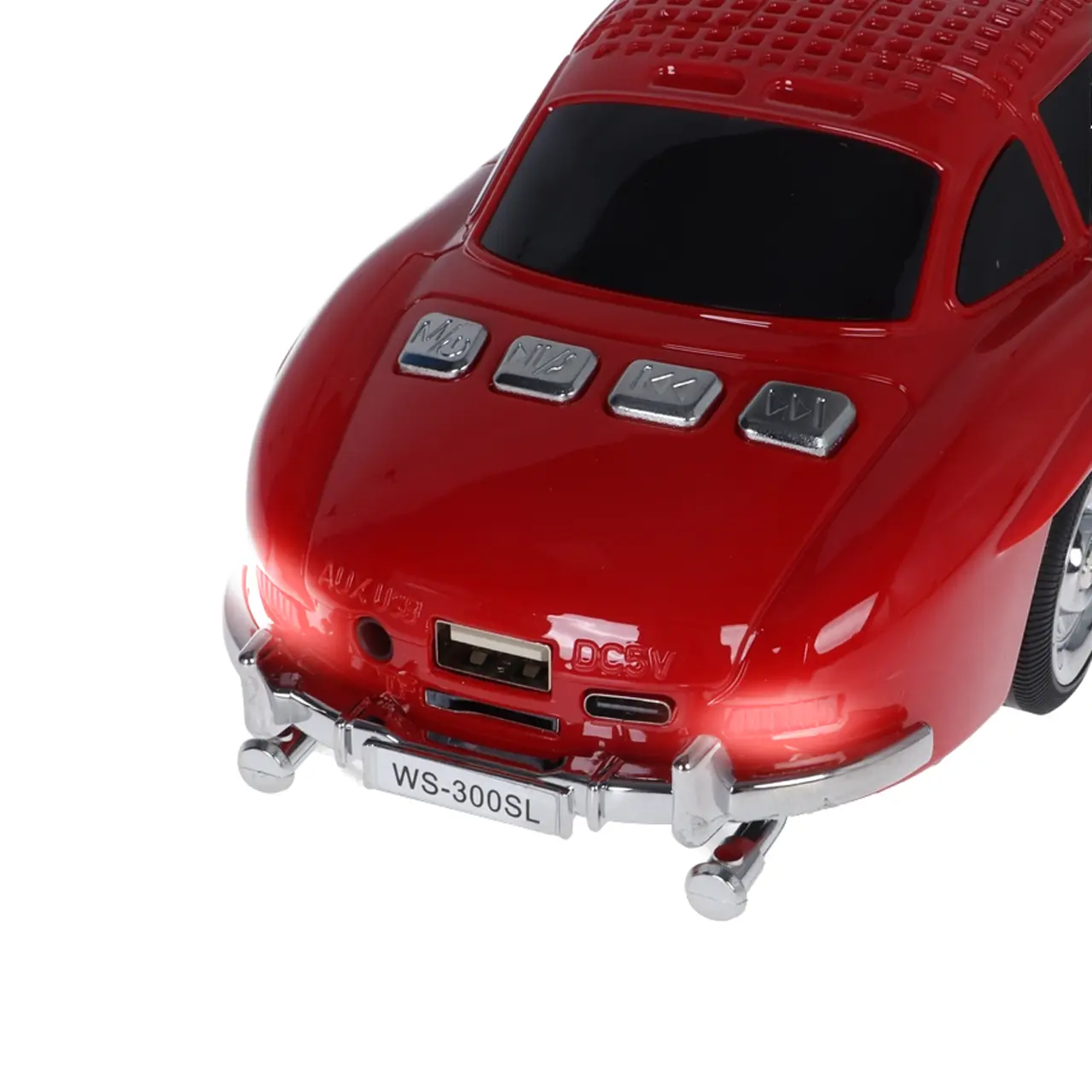 اسپیکر بی سیم طرح ماشین کلاسیک WSTER مدل WS-300SL - قرمز - MMX
