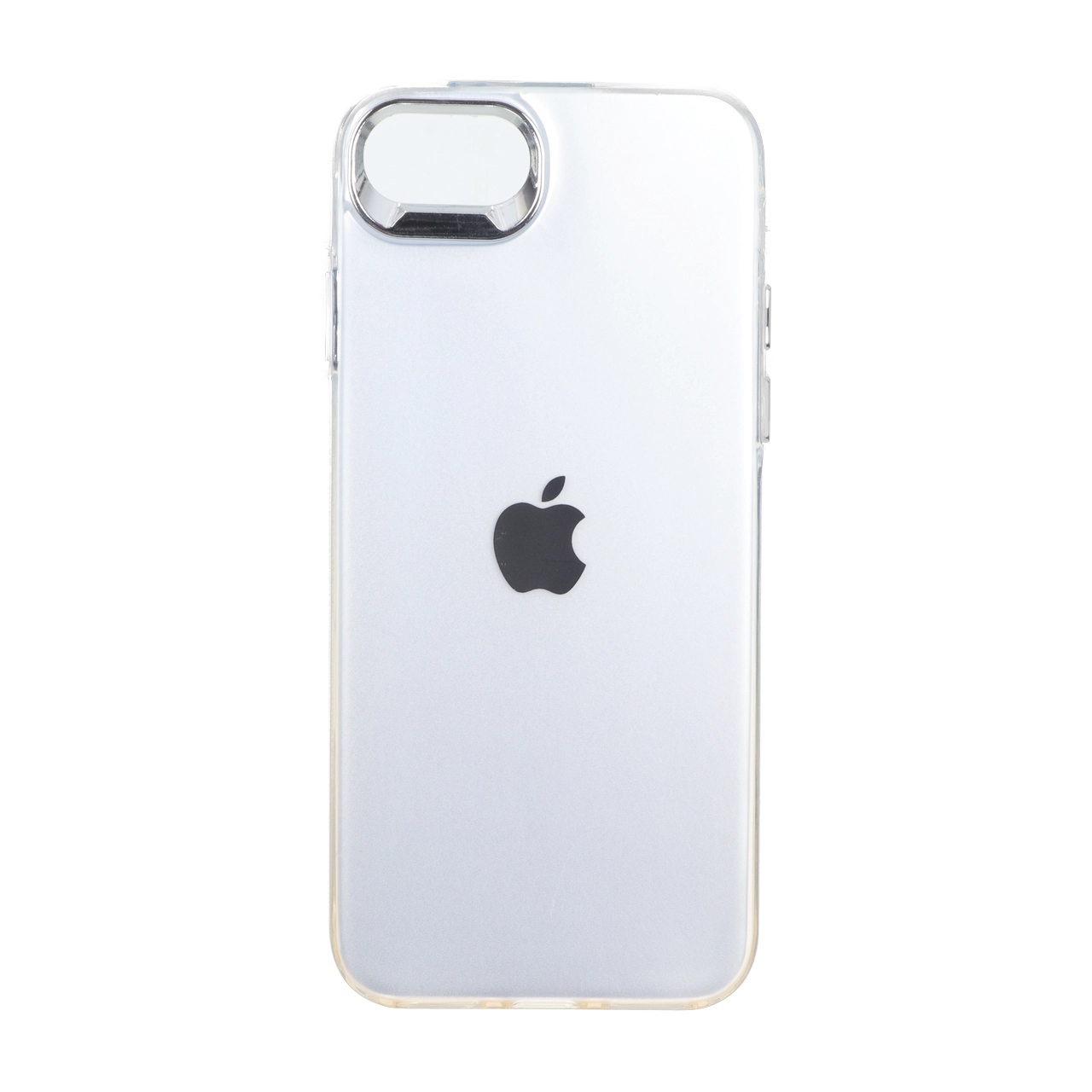 قاب SO COOL لنز متال لوگودار دور رنگی Apple iPhone 6 / iPhone 6s - شفاف نارنجی