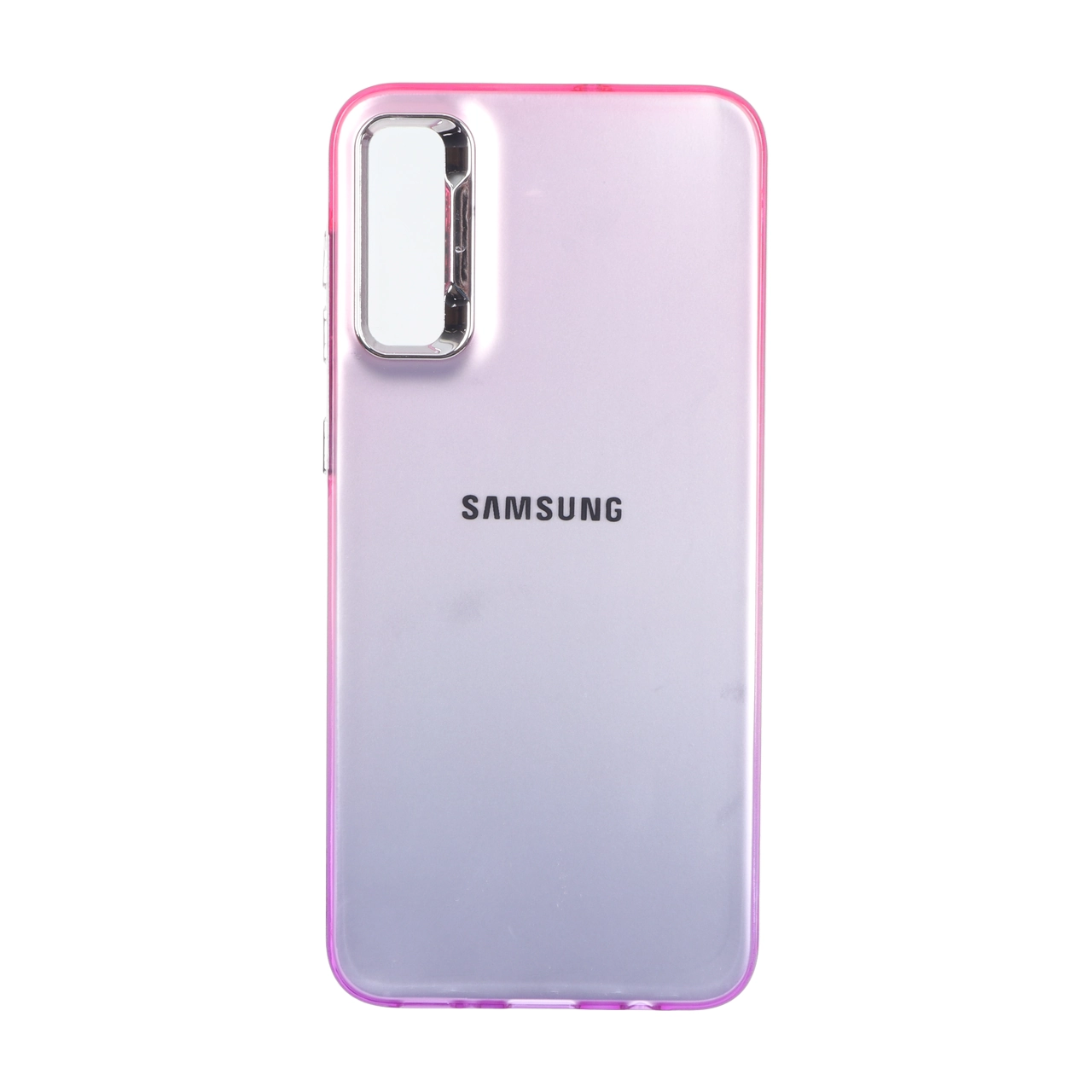 قاب SO COOL لنز متال لوگودار دور رنگی Samsung Galaxy A50 / A50s / A30s - صورتی بنفش