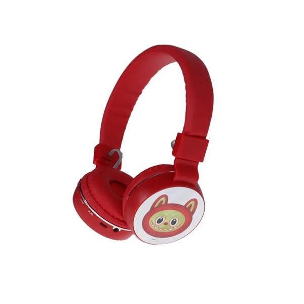 هدفون فانتزی بی سیم Labubu مدل AH-706G - قرمز