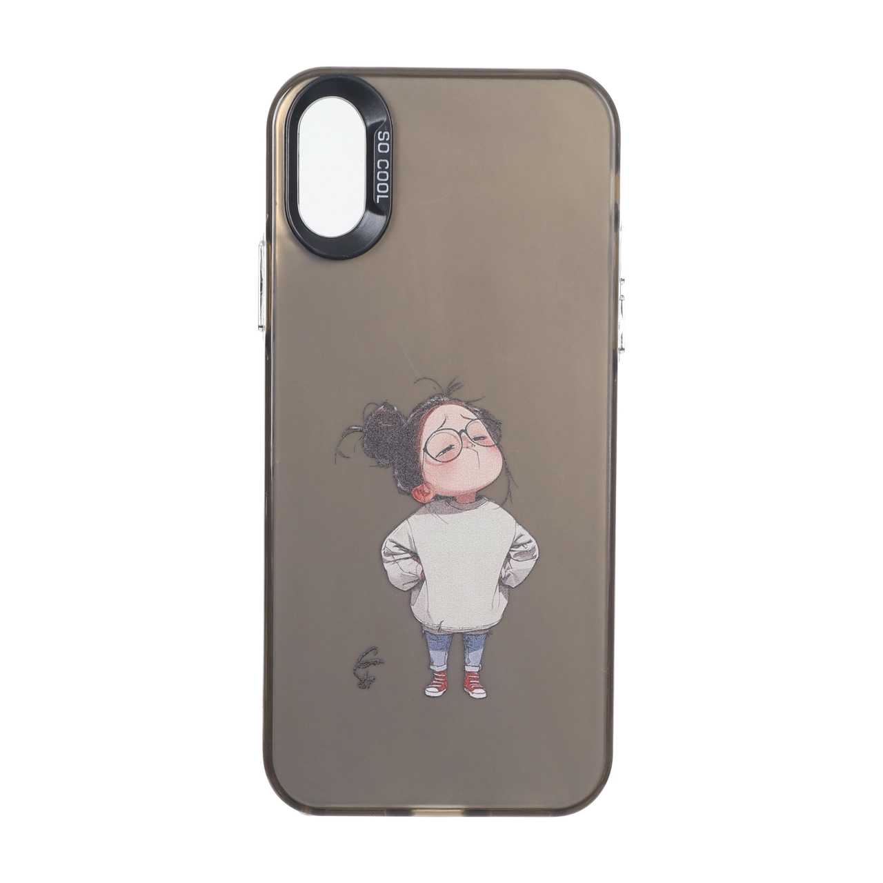 قاب SO COOL دودی cute مدل Apple iPhone X / iPhone XS - طرح 435