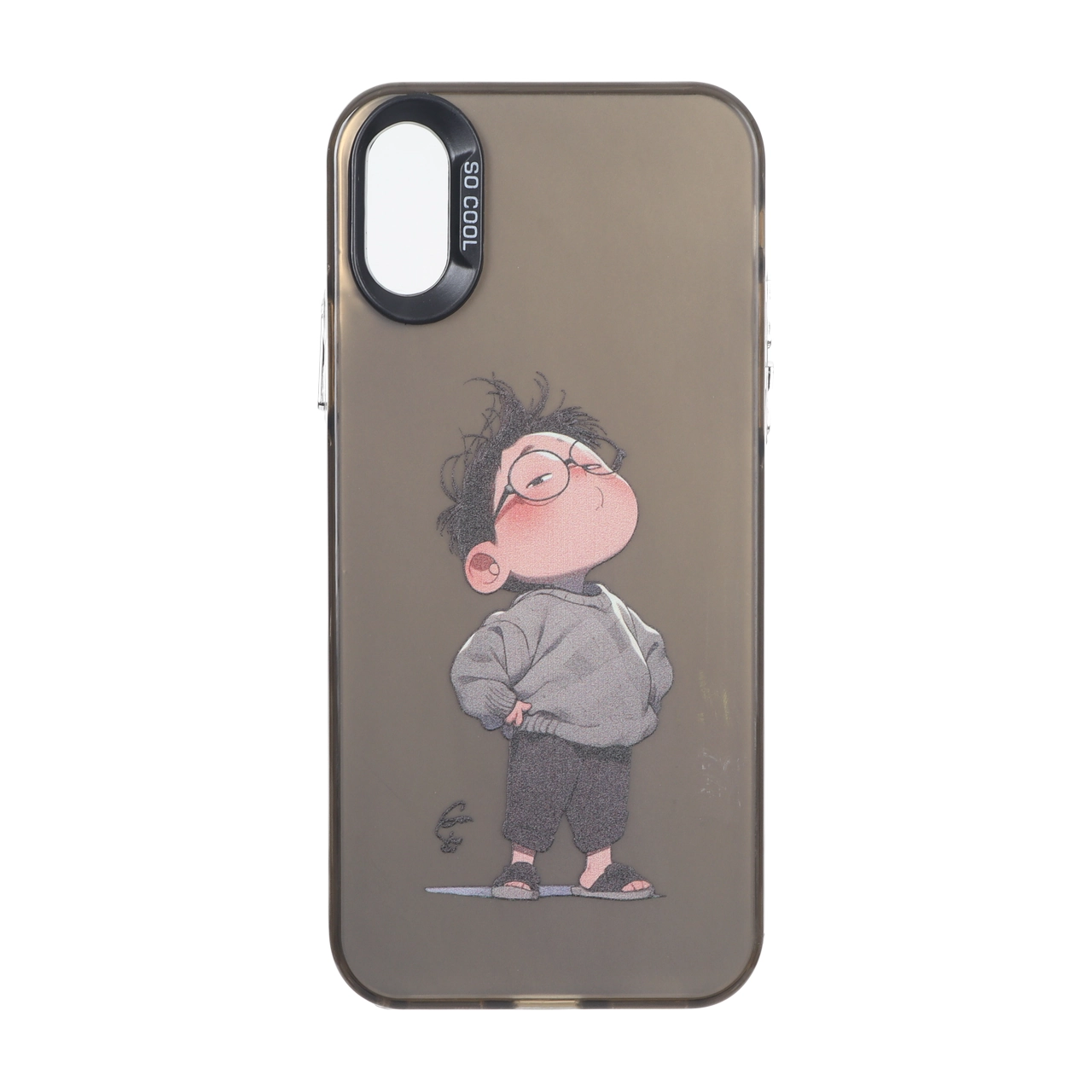 قاب SO COOL دودی cute مدل Apple iPhone X / iPhone XS - طرح 436
