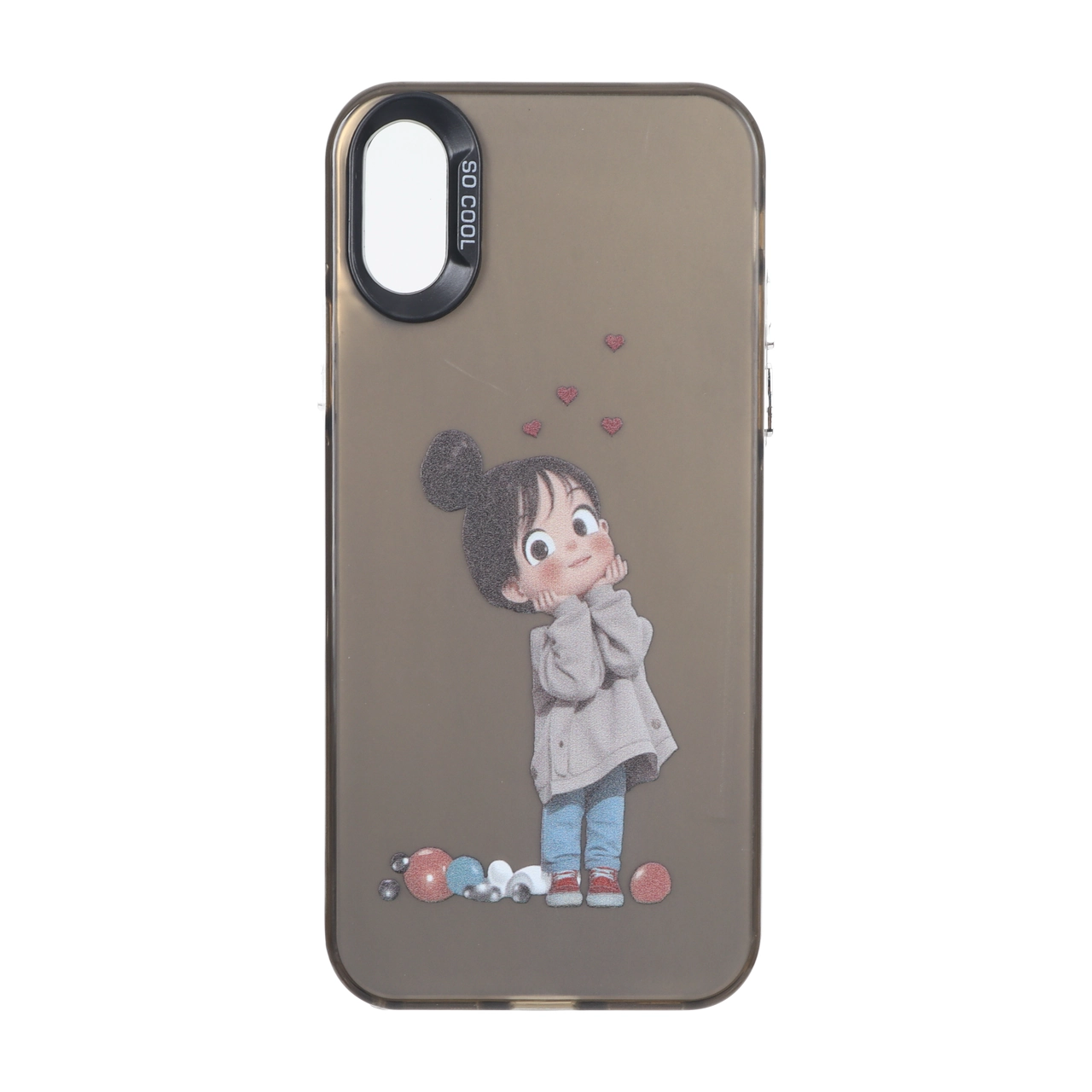 قاب SO COOL دودی cute مدل Apple iPhone X / iPhone XS - طرح 439