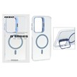 قاب Bracket شفاف Magsafe اکلیلی Samsung Galaxy A17 / A26 - آِبی (پک دار)