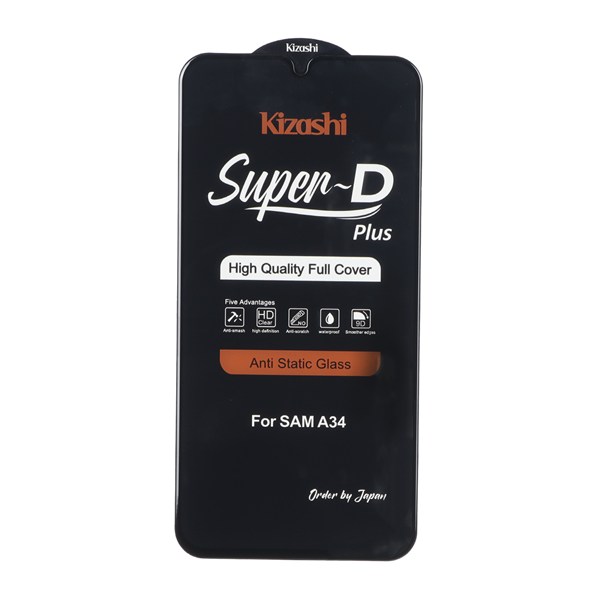 محافظ صفحه نمایش شیشه ای Full Cover SuperD Plus - Kizashi مدل Samsung Galaxy A34