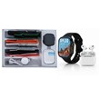 پک ساعت هوشمند و ایرفون بی سیم KEQIWEAR مدل KW95 Ultra 3 - مشکی