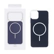 قاب پشت رنگی دور ژله ای با قابلیت شارژ MagSafe مدل Apple iPhone 11 - سرمه ای (پک دار)