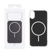 قاب پشت رنگی دور ژله ای با قابلیت شارژ MagSafe مدل Apple iPhone X / iPhone XS - مشکی (پک دار)