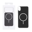 قاب پشت رنگی دور ژله ای با قابلیت شارژ MagSafe مدل Apple iPhone X Max / iPhone XS Max - مشکی (پک دار)