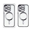 قاب اورجینال الکترواستاتیک Magsafe لنز گلس دار Apple iPhone 15 Pro - مشکی (پک دار)