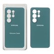 قاب سیلیکونی پاک کنی محافظ لنزدار اورجینال Samsung Galaxy S26 Ultra - سبز (پک دار)
