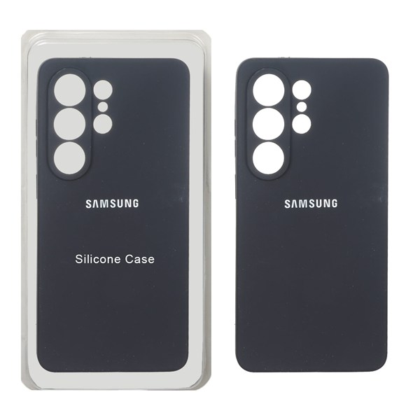 قاب سیلیکونی پاک کنی محافظ لنزدار اورجینال Samsung Galaxy S26 Ultra - مشکی (پک دار)