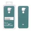 قاب سیلیکونی پاک کنی اورجینال درجه یک Xiaomi Redmi Note 9 / Redmi 10X 5G / Redmi 10X Pro 5G - سبز (پک دار)