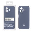 قاب سیلیکونی پاک کنی اورجینال درجه یک Xiaomi Redmi Note 12S - سرمه ای (پک دار)