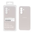 قاب سیلیکونی پاک کنی اورجینال درجه یک Samsung Galaxy A57 - خاکی (پک دار)