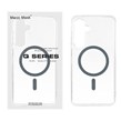 قاب اورجینال Magic Mask پشت سخت شفاف MagSafe دور ژله ای Samsung Galaxy A35 / A55 - خاکستری (پک دار)