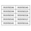 سبد سیم کارت 10 شماره بدون پوکه 993 - CS1519