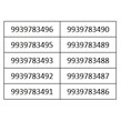 سبد سیم کارت 10 شماره بدون پوکه 993 - CS1521