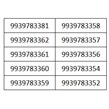 سبد سیم کارت 10 شماره بدون پوکه 993 - CS1530