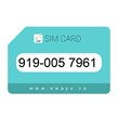 919-0057961 سیم کارت رند بدون پوکه