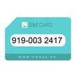 919-0032417 سیم کارت رند بدون پوکه