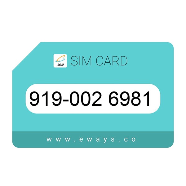 919-0026981 سیم کارت رند بدون پوکه