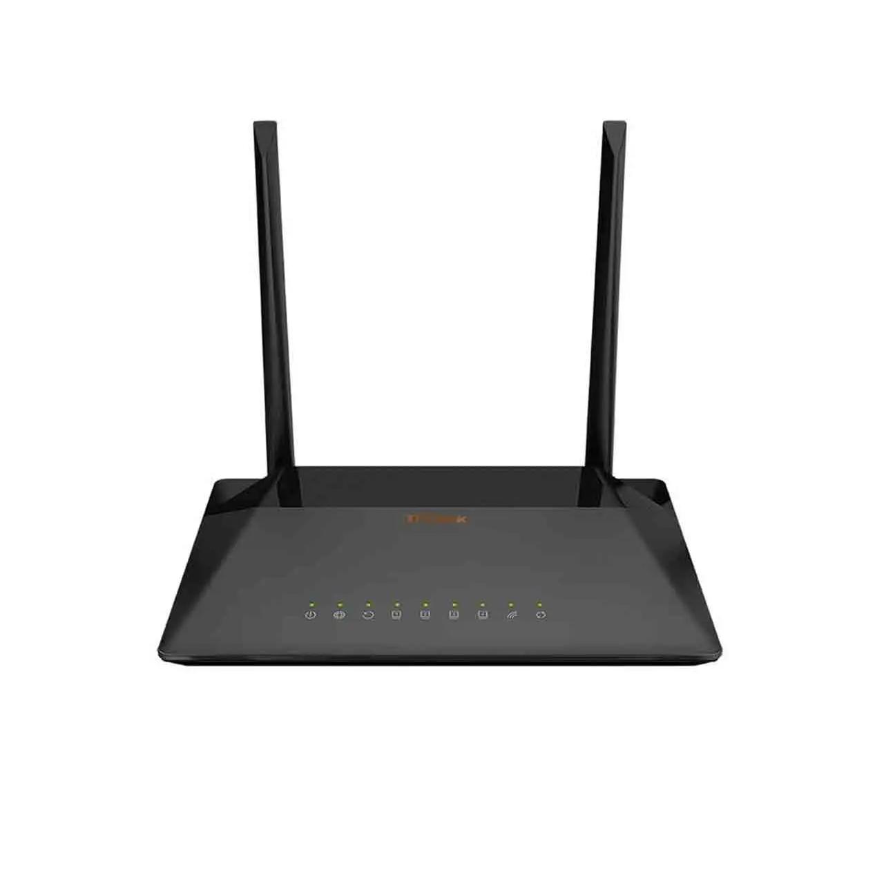 مودم روتر VDSL/ADSL بی سیم D-Link مدل DSL-224 - مشکی (گارانتی 12 ماهه شرکتی) پک ضعیف