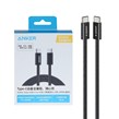کابل شارژ فست Anker Type-C To Type-C مدل Zolo A8060P11 240W - مشکی (گارانتی شش ماهه ایویز)
