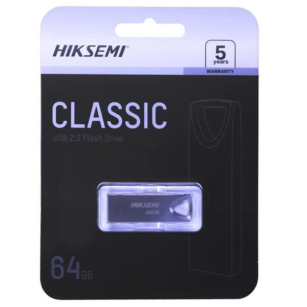 فلش مموری Hiksemi مدل Classic USB2.0 ظرفیت 64GB - نقره ای (گارانتی آسان سرویس)