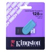 فلش مموری KingSton مدل DataTraveler Exodia S USB3.2 ظرفیت 128GB - مشکی سبز (گارانتی آسان سرویس)
