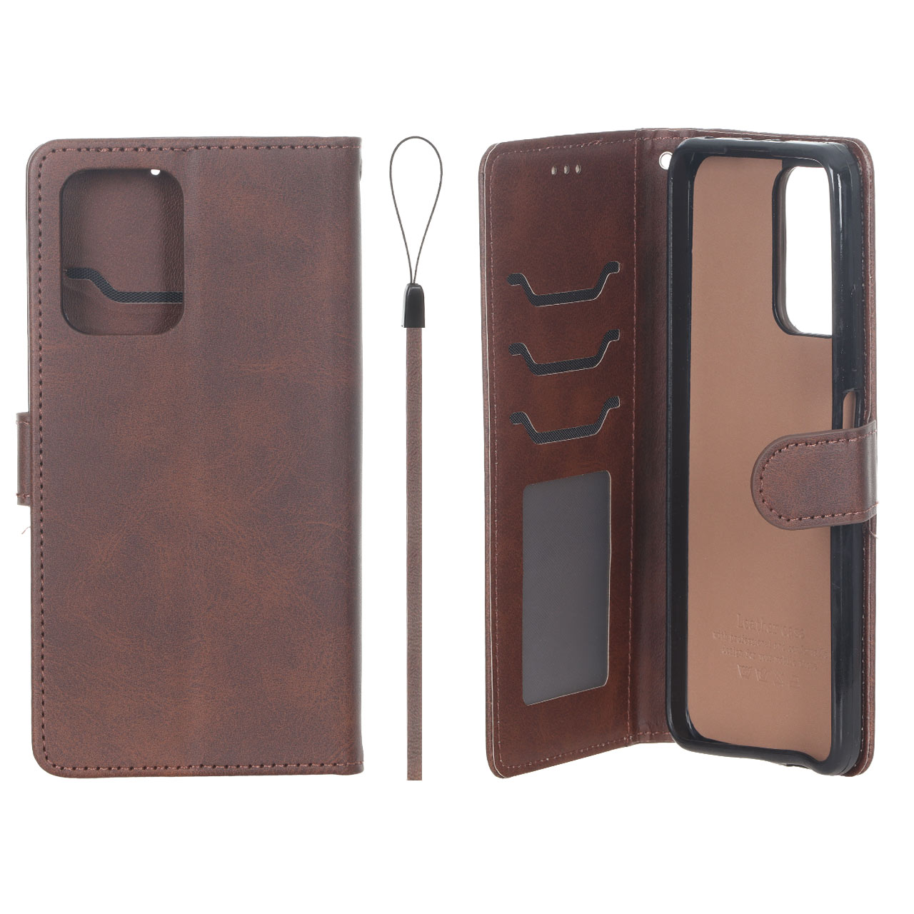 کیف موبایل مگنتی درجه یک داخل خز MNC Plus مدل Xiaomi Poco X4 GT / Redmi Note 11T Pro 5G / Redmi Note 11T Pro Plus - قهوه ای