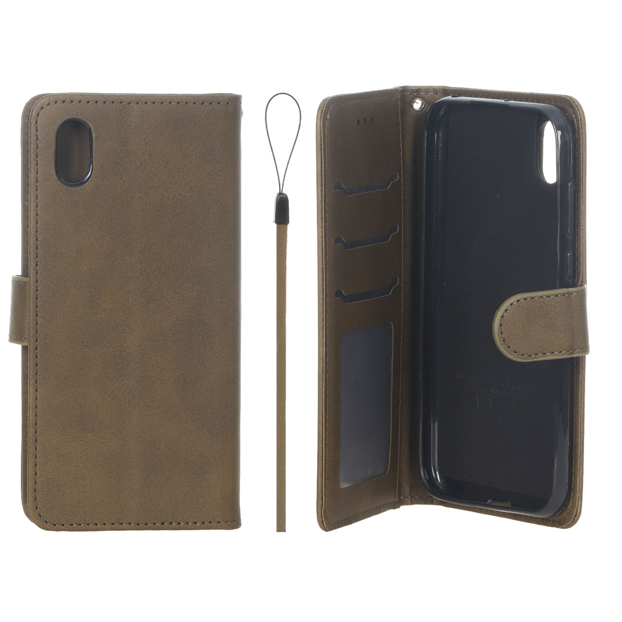 کیف موبایل مگنتی درجه یک داخل خز MNC Plus مدل Huawei Y5 (2019) / Y5 Prime (2019) / Honor 8s - سبز زیتونی کد 1