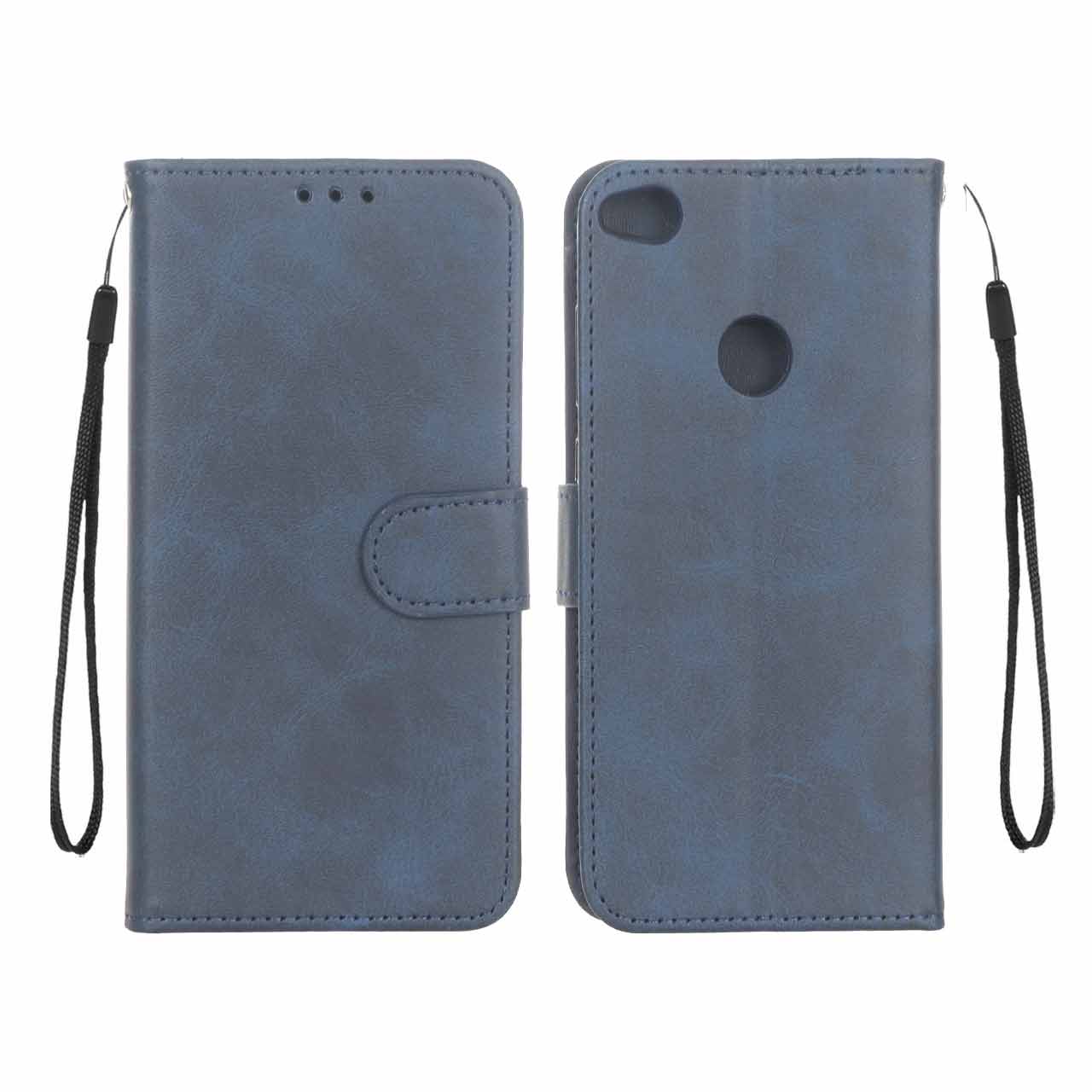 کیف موبایل مگنتی درجه یک داخل خز MNC Plus مدل Honor 8 Lite - سرمه ای