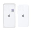 قاب سیلیکونی پاک کنی اورجینال Master Quality مدل Apple iPhone 15 Pro - سفید (پک دار)