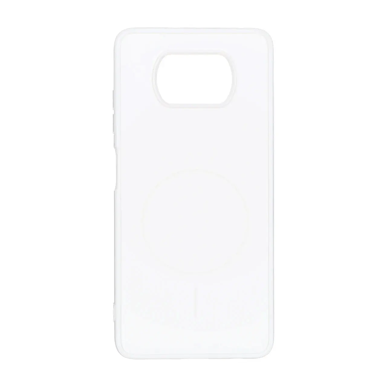 قاب طرح PVD مات طرح مگ سیف Xiaomi Poco X3 / Poco X3 Pro / Poco X3 NFC - سفید