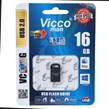 فلش مموری Vicco man USB2.0 مدل VC282K ظرفیت 16GB - مشکی (گارانتی مادام‌العمر رایانه نوین سگال)