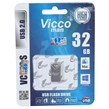 فلش مموری Vicco man USB2.0 مدل VC291S ظرفیت 32GB - نقره ای (گارانتی مادام‌العمر رایانه نوین سگال)