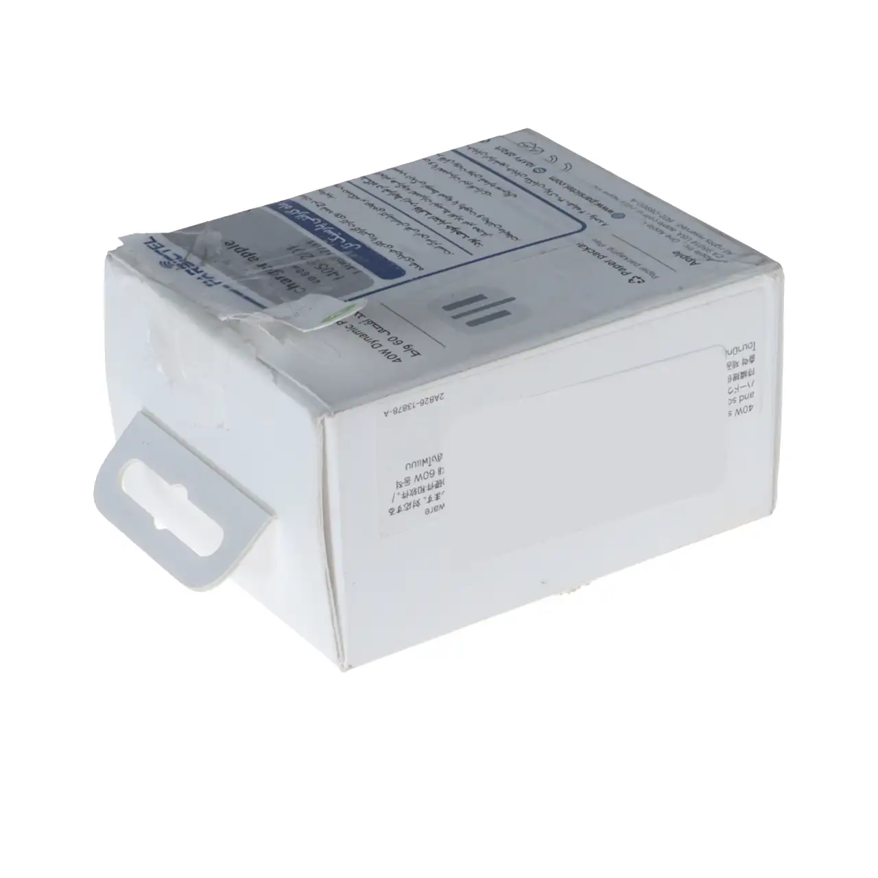 شارژر 40 وات اپل مدل 40W Dynamic Power Adapter with 60W Max - اصلی (کارکرده)