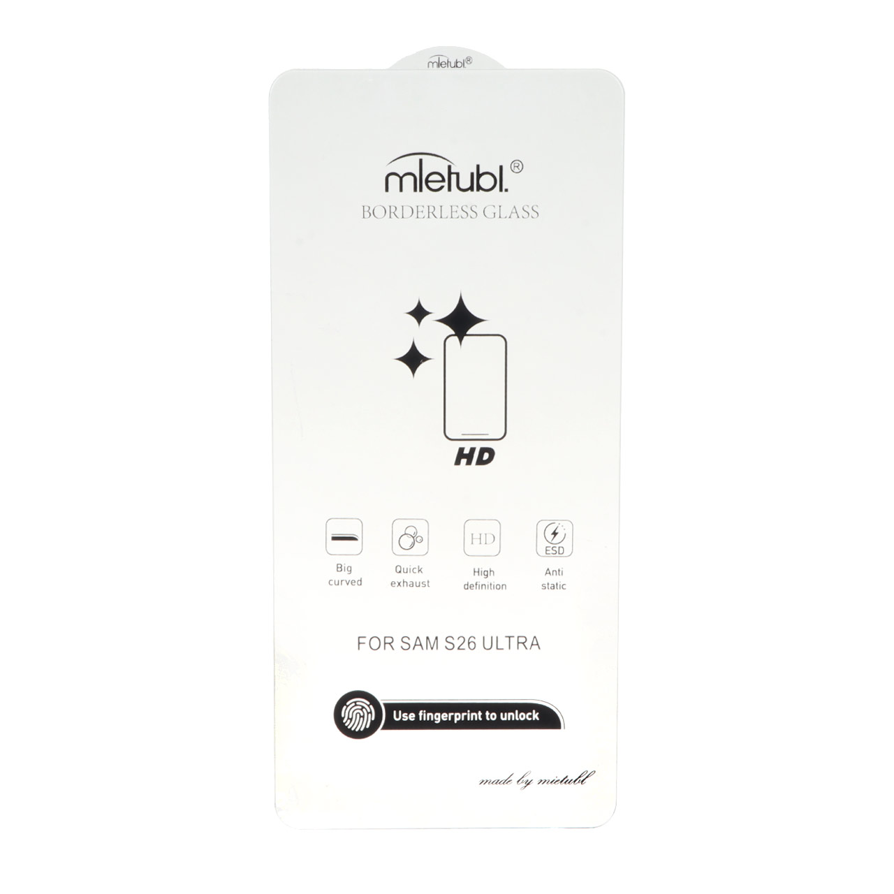 محافظ صفحه نمایش شیشه ای Mietubl ESD Anti Static بدون حاشیه Samsung Galaxy S26 Ultra