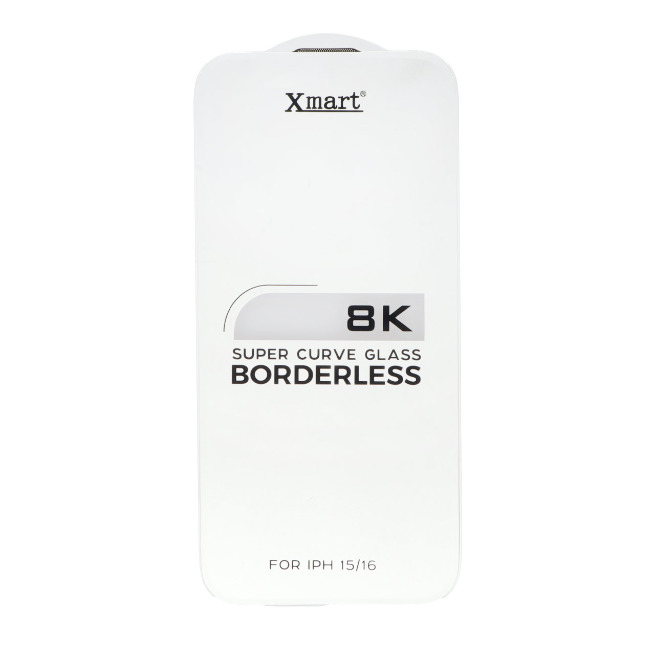 محافظ صفحه نمایش شیشه ای اورجینال بدون حاشیه XMART Super Curve 8K مدل Apple iPhone 16 / iPhone 15 / iPhone 14 Pro