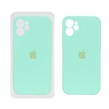 قاب سیلیکونی پاک کنی محافظ لنزدار اورجینال Apple iPhone 12 Mini - سبز روشن (پک اصلی)