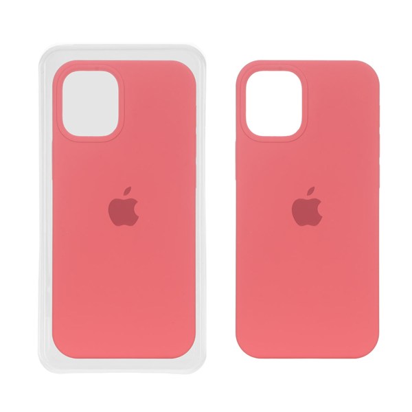 قاب سیلیکونی پاک کنی اورجینال Apple iPhone 12 Mini - هلویی (پک اصلی)