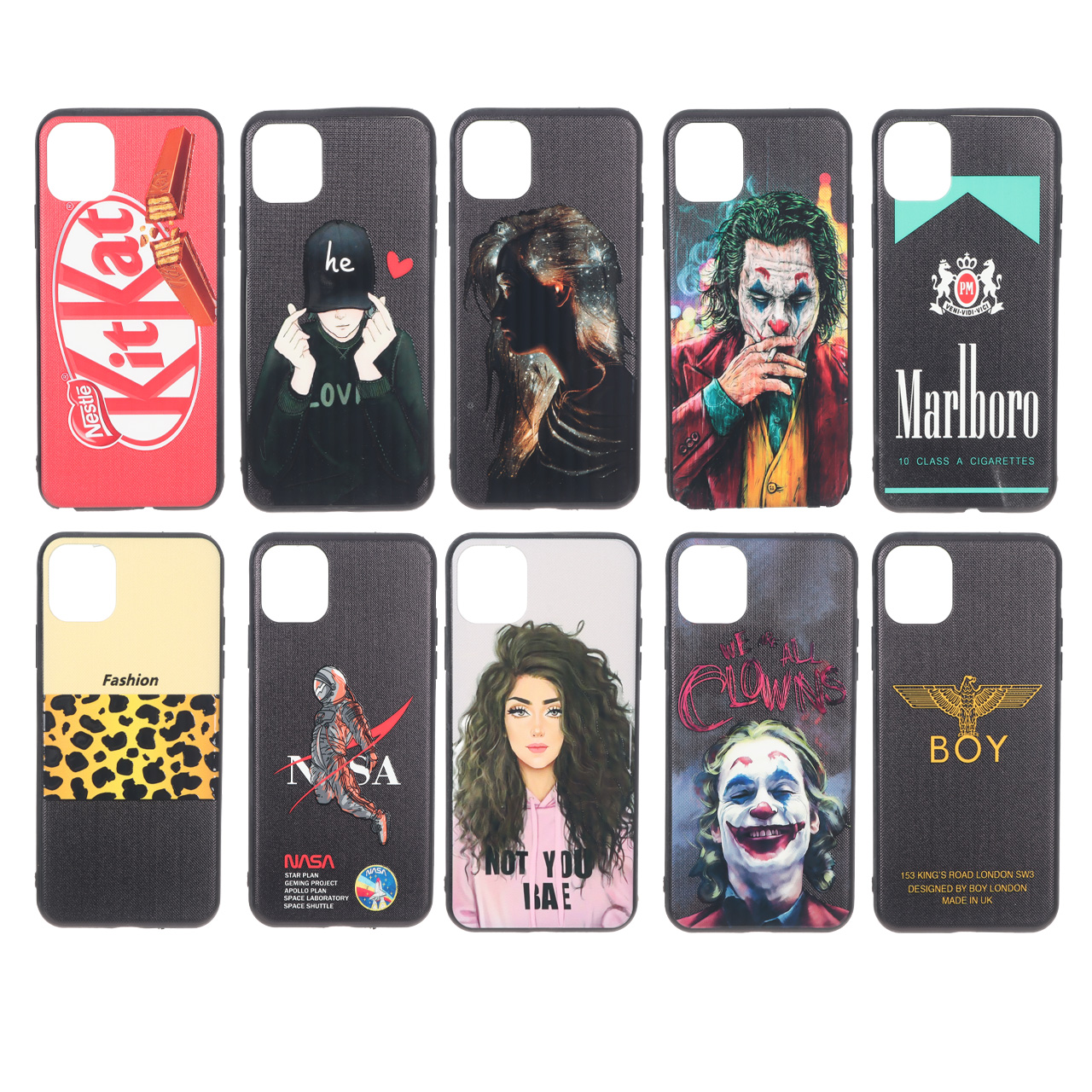 قاب سوزنی طرح دار Apple iPhone 11 Pro Max (در طرح های مختلف)