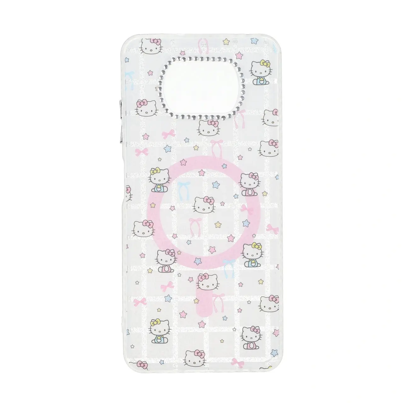 قاب اکلیلی طرح مگ سیف دور لنز نگین طرح دار Xiaomi Poco X3 / Poco X3 Pro / Poco X3 NFC - کد 418