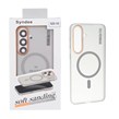 قاب اورجینال Syndee پشت مات MagSafe مدل Samsung Galaxy S25 FE - خاکستری (پک دار)