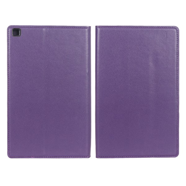 کیف تبلت چرمی ساده Samsung Galaxy Tab A8 (2019) / T290 / T295 - بنفش - BSA