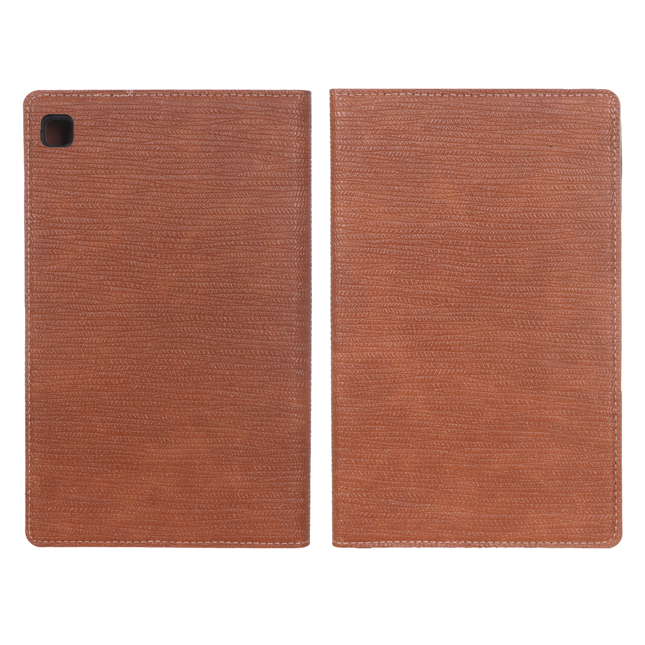 کیف تبلت چرمی طرح بافت Samsung Galaxy Tab A7 Lite 8.7 / T220 / T225 - قهوه ای روشن - BSA